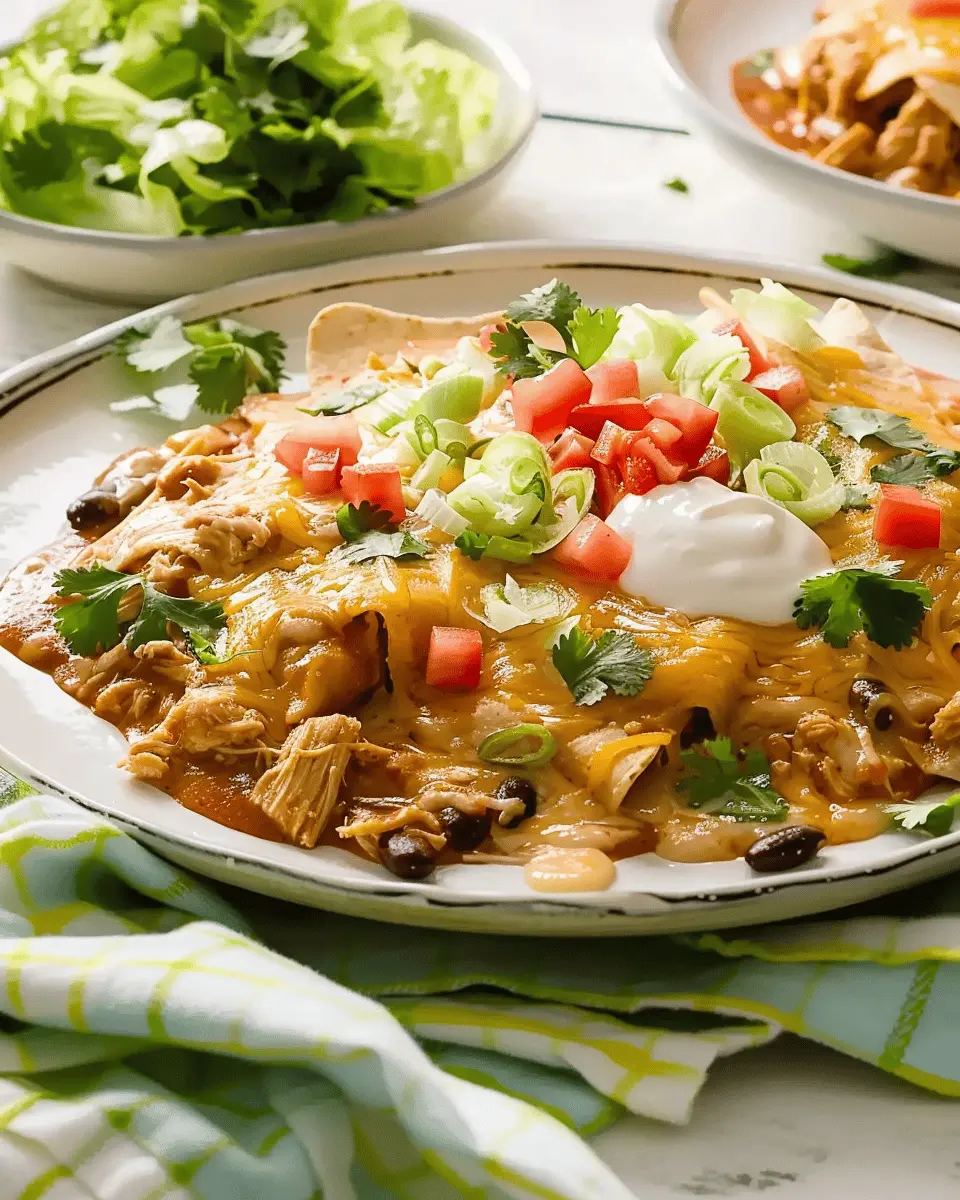 Hearty Crockpot Chicken Enchilada Casserole: Easy Comfort Food Recipe