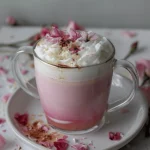 Chamomile Rose Tea Latte