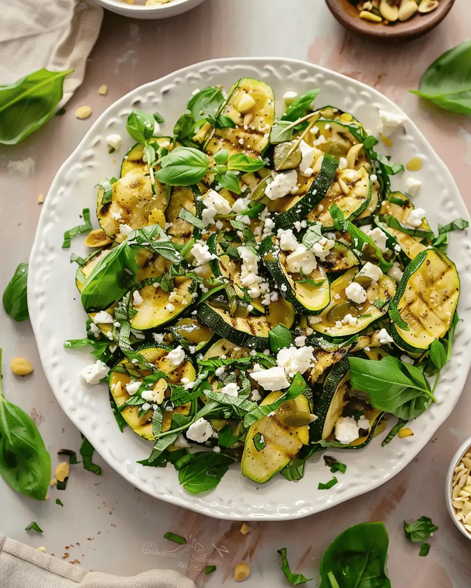 Grilled Zucchini with Feta & Basil: A Fresh and Easy Side Dish
