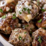 Keto Garlic Butter Meatballs
