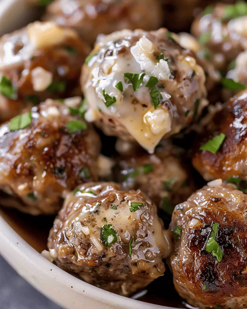 Keto Garlic Butter Meatballs: Juicy Bites for Guilt-Free Indulgence