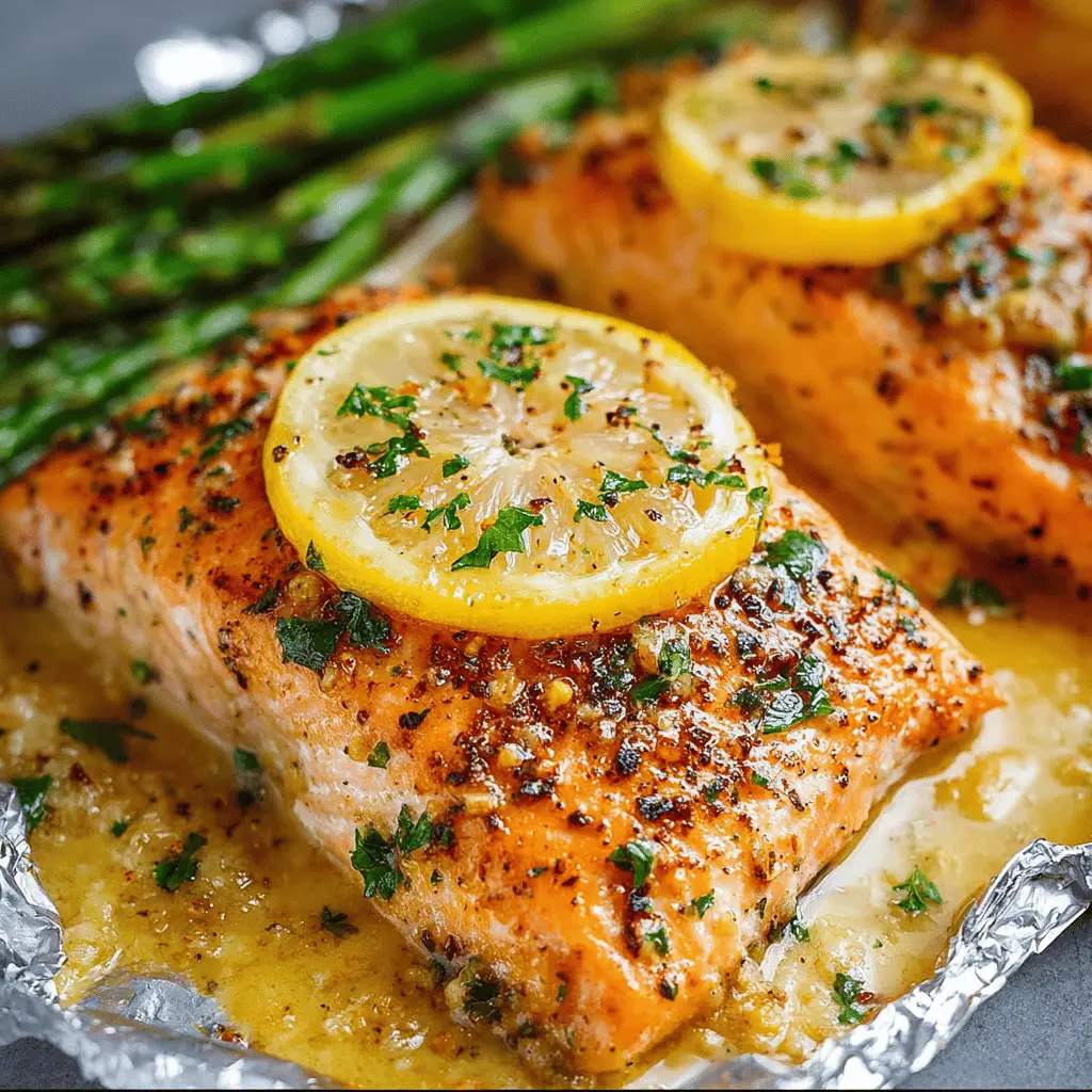 Sheet Pan Lemon Garlic Butter Salmon