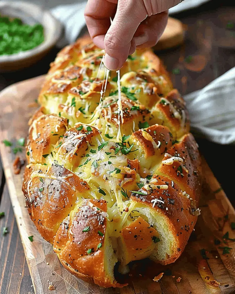 Cheesy Garlic Pull-Apart Bread: An Indulgent Homemade Delight