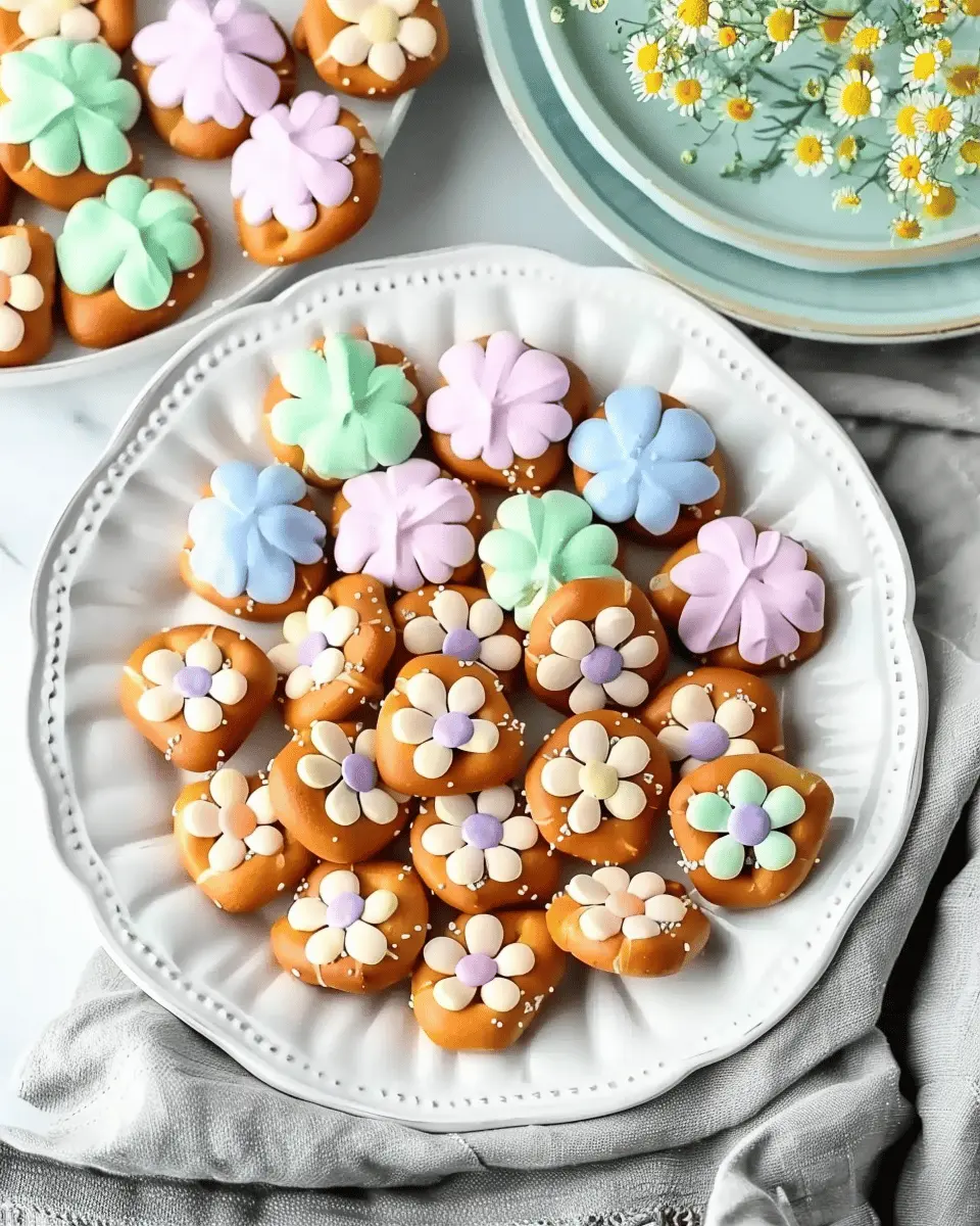 Flower Pretzel Bites: Easy Snack with Turkey Bacon and Cheese