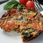 Summer Garden Crustless Zucchini Pie