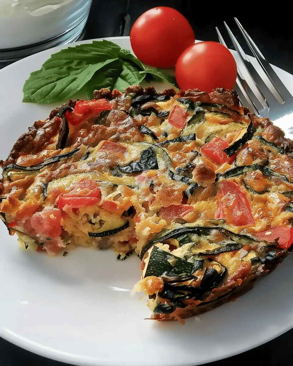 Summer Garden Crustless Zucchini Pie: Easy and Delicious Goodness