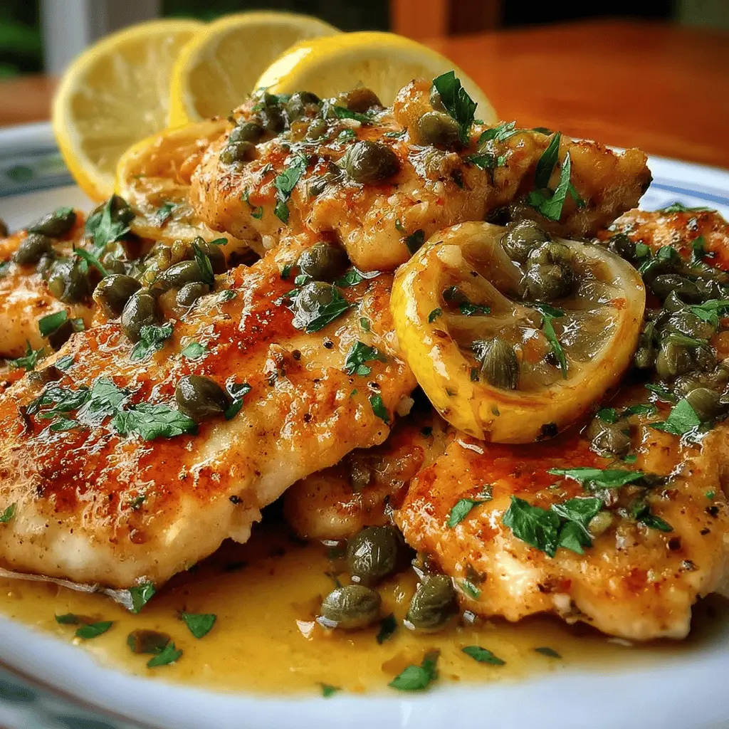 Lemon Herb Grilled Chicken Piccata: Juicy and Easy Weeknight Dinner