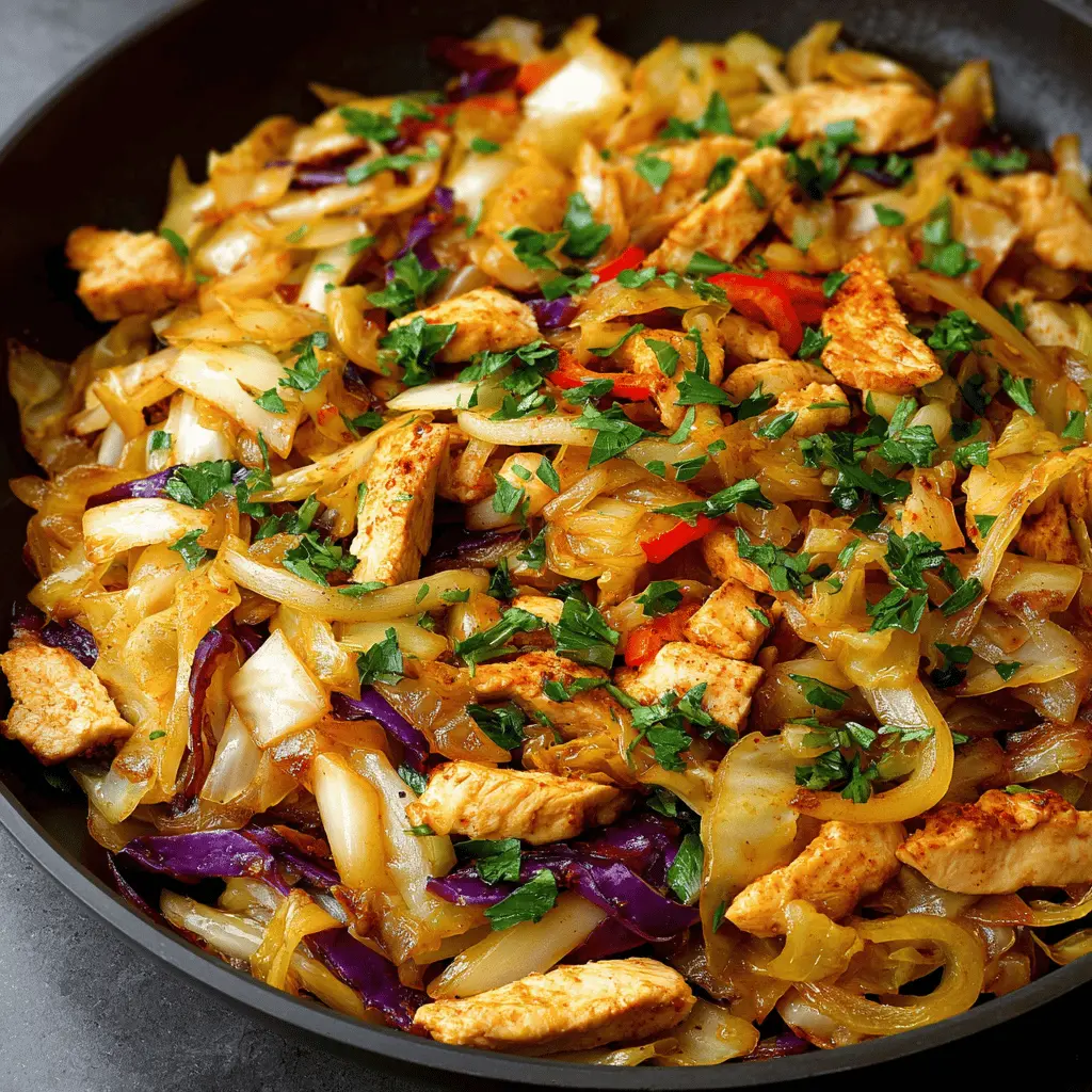 Chicken Cabbage Stir-Fry: A Juicy Twist on Homemade Flavor