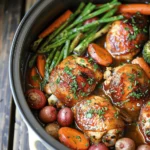 Slow Cooker Honey Garlic Chicken and Veggies