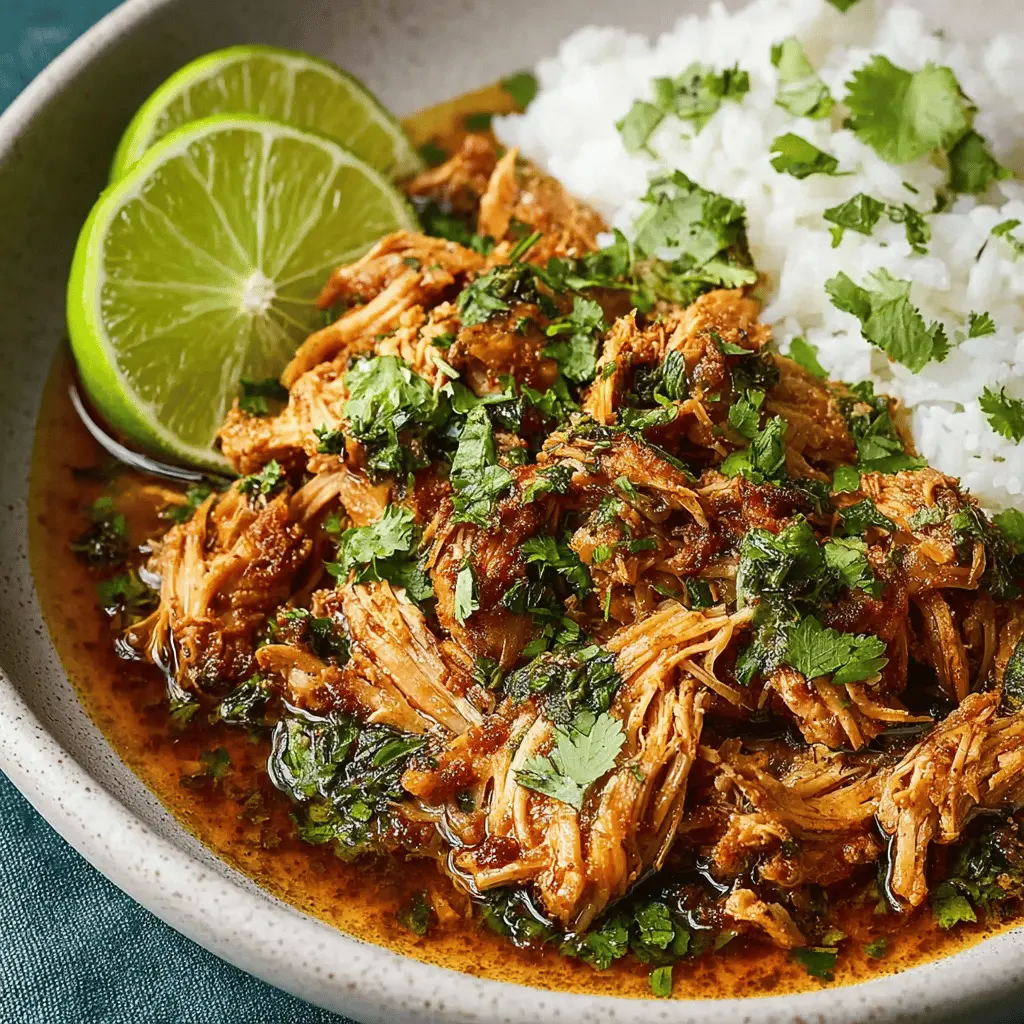 Slow Cooker Cilantro Lime Chicken: Easy Juicy Weeknight Delight