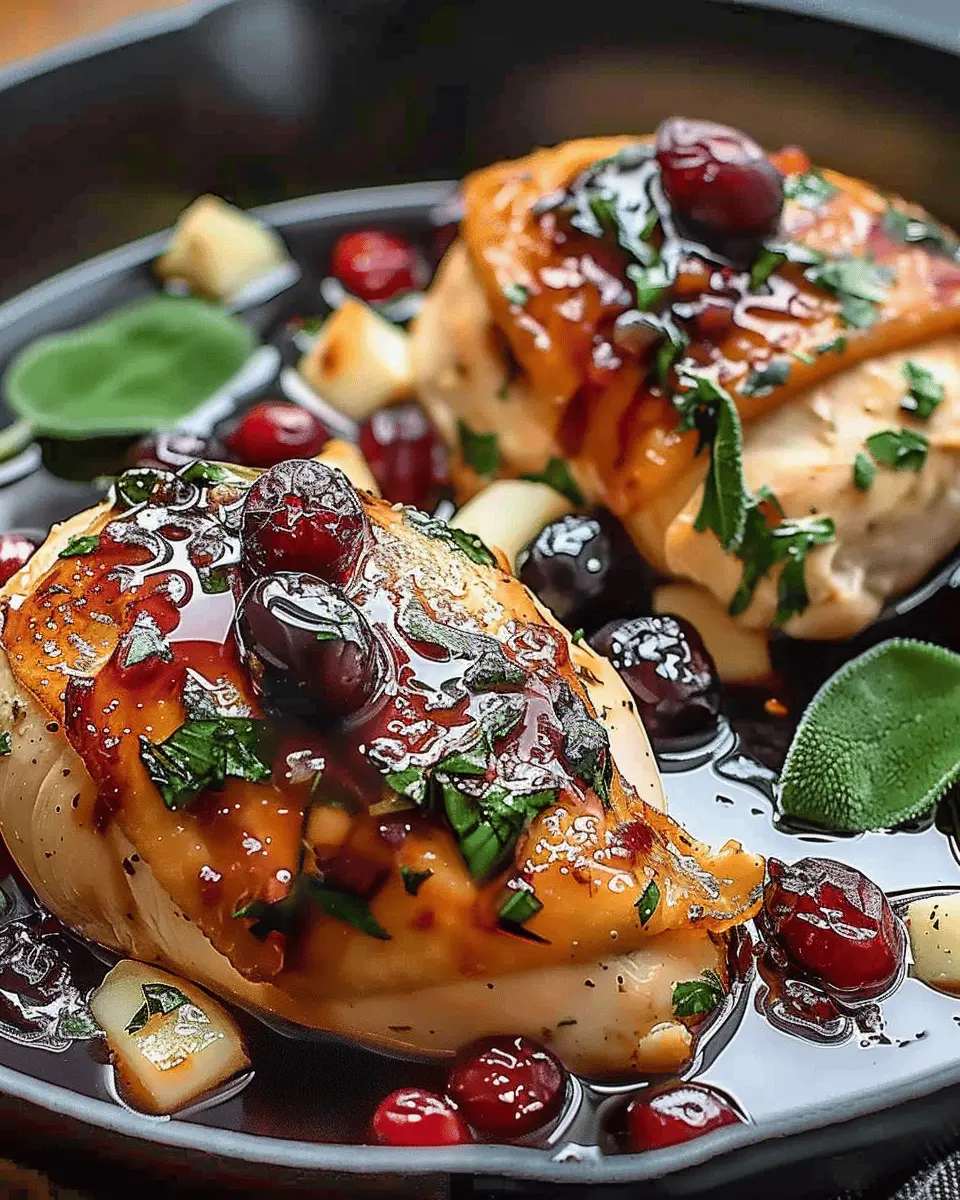 Cranberry Brie Stuffed Chicken: Easy Recipe for Savory Indulgence