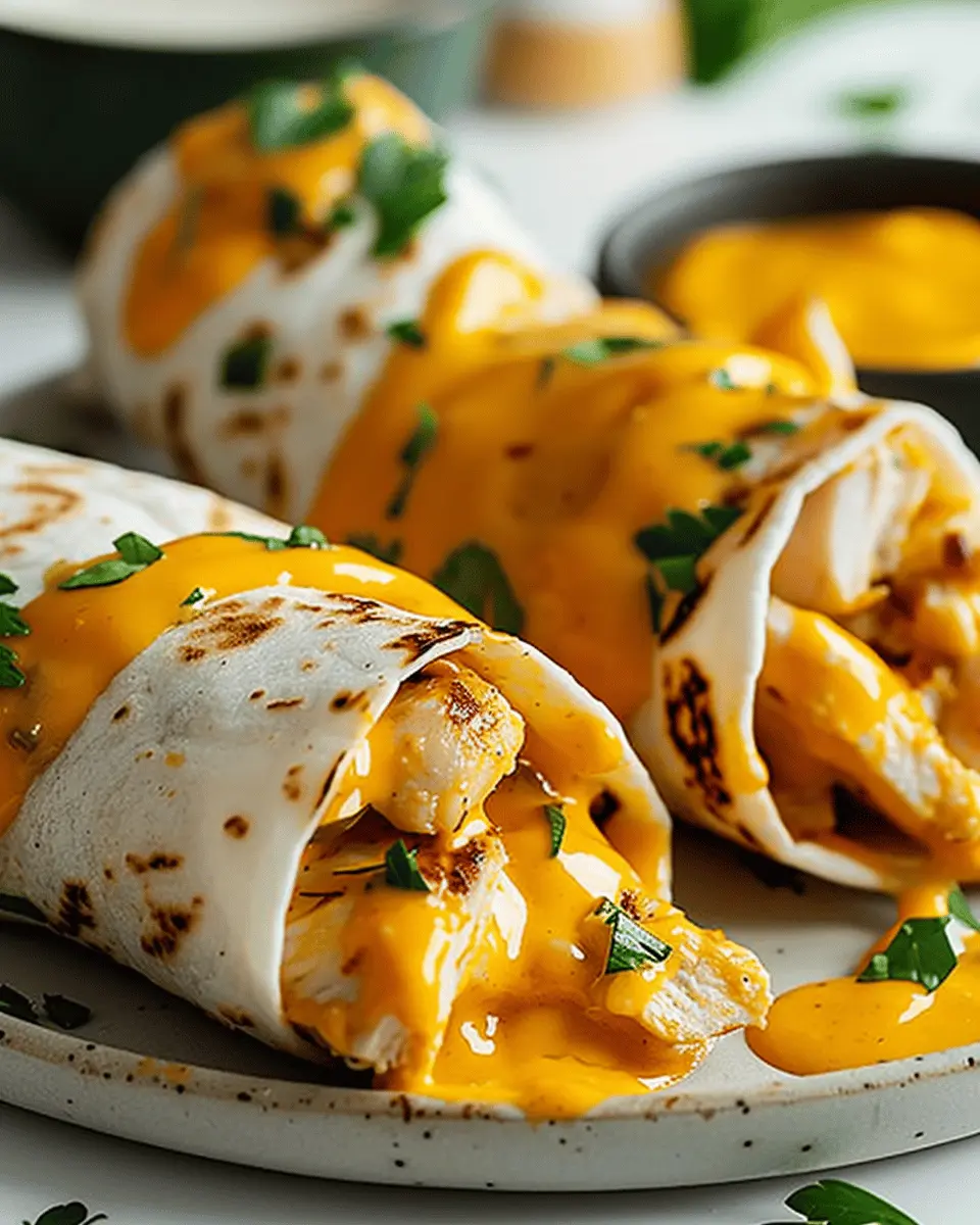 Cheesy Garlic Chicken Wraps: Easy, Flavorful Fun for Home Cooks
