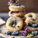 Baked Blueberry Donuts