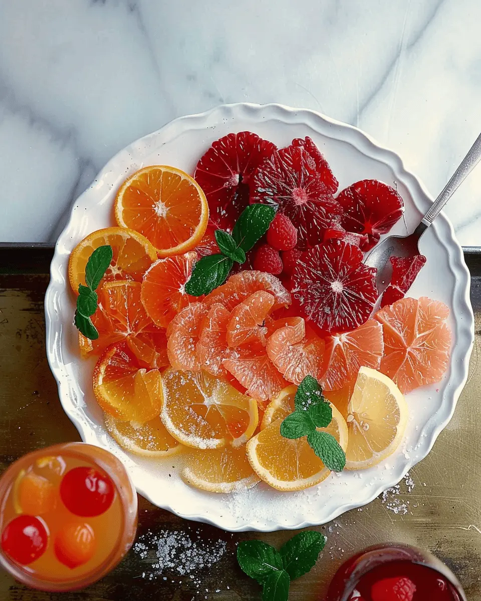 Mixed Citrus Fruit Salad: A Refreshing Taste of Sunshine