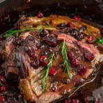 Cranberry Balsamic Roast Beef