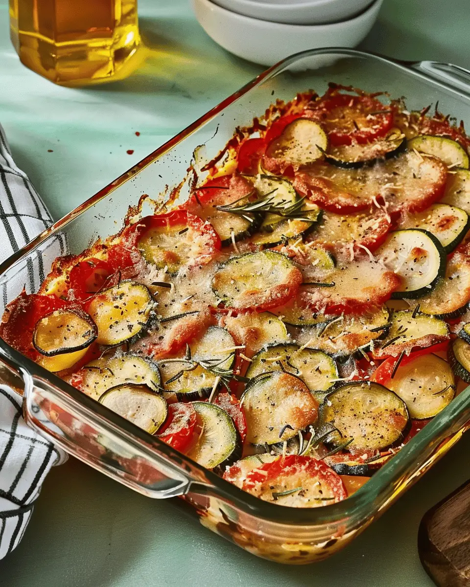 Parmesan Tomato Zucchini Bake: A Simple and Delicious Dish