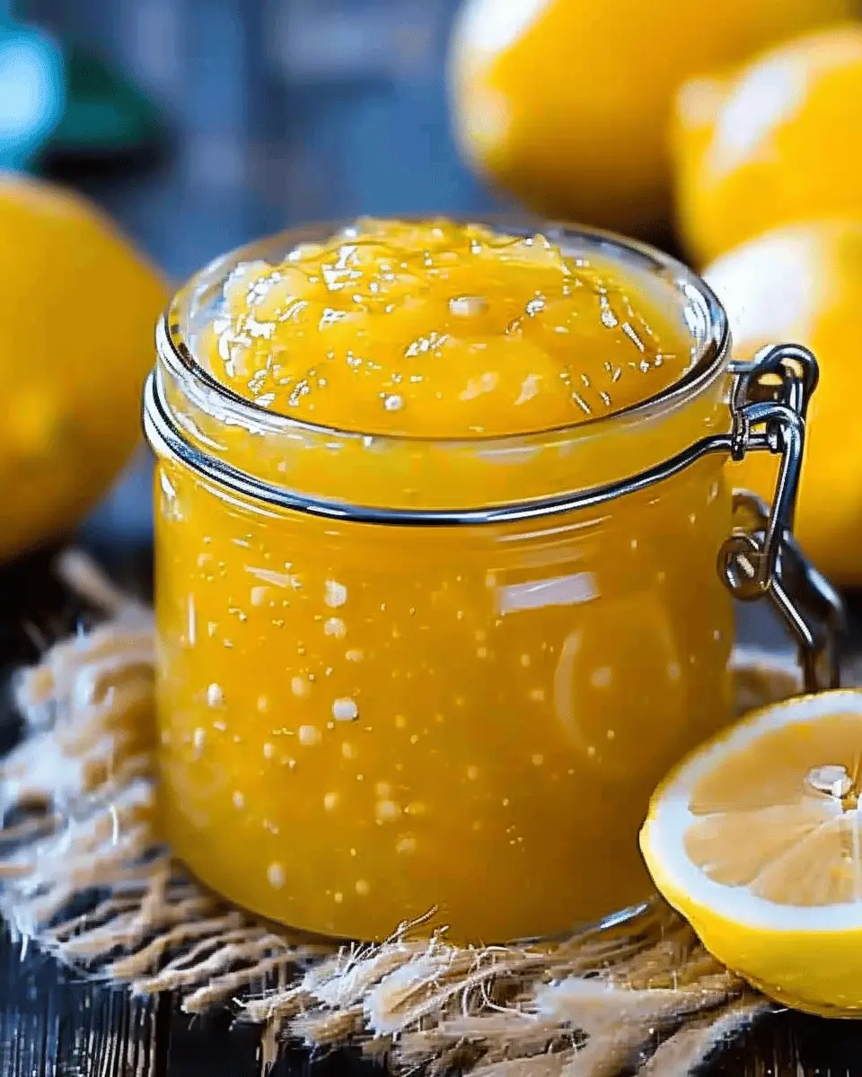 Italian Lemon Jam: Easy Recipe for Bright, Zesty Flavor