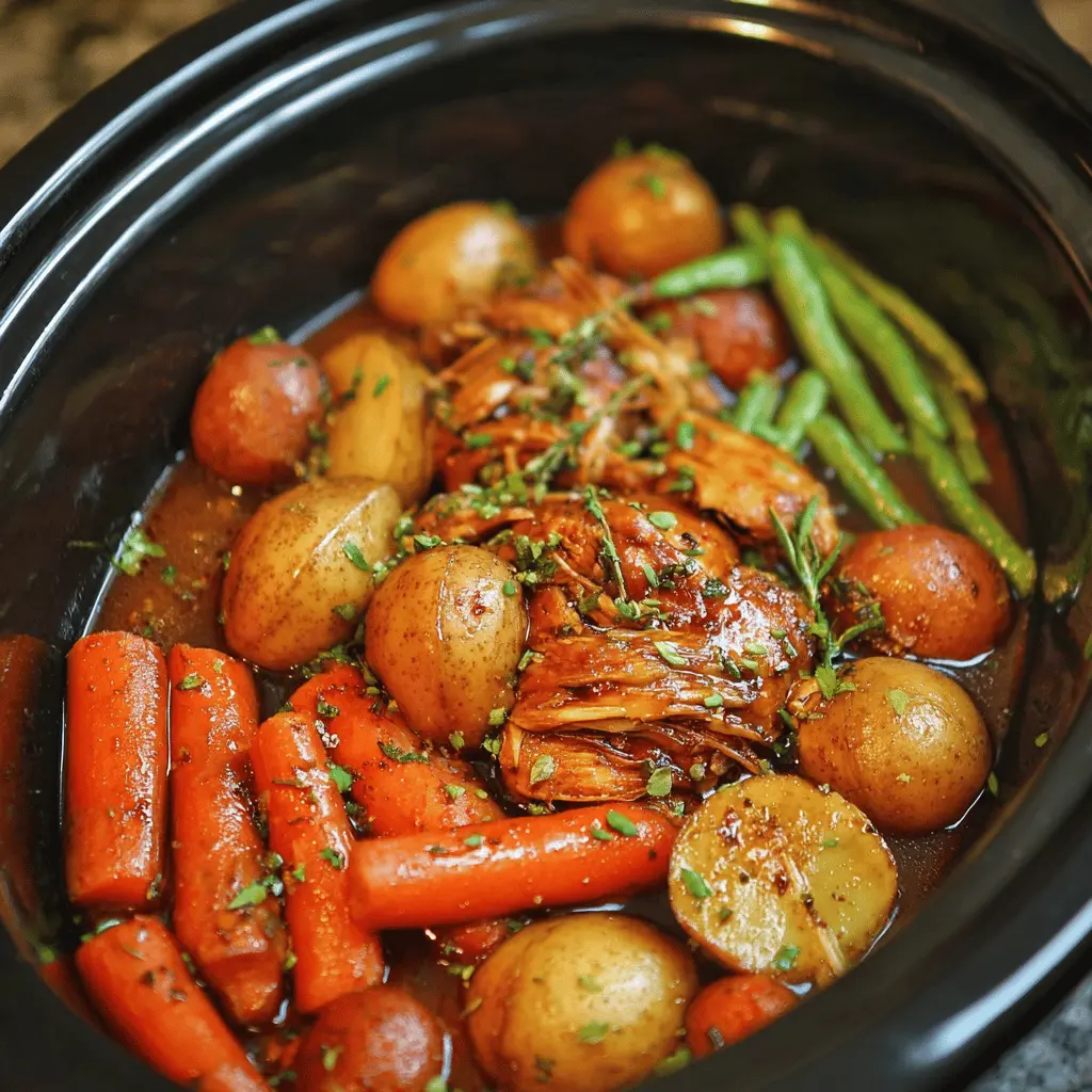 Slow Cooker Honey Garlic Chicken and Veggies: Easy Comfort Food