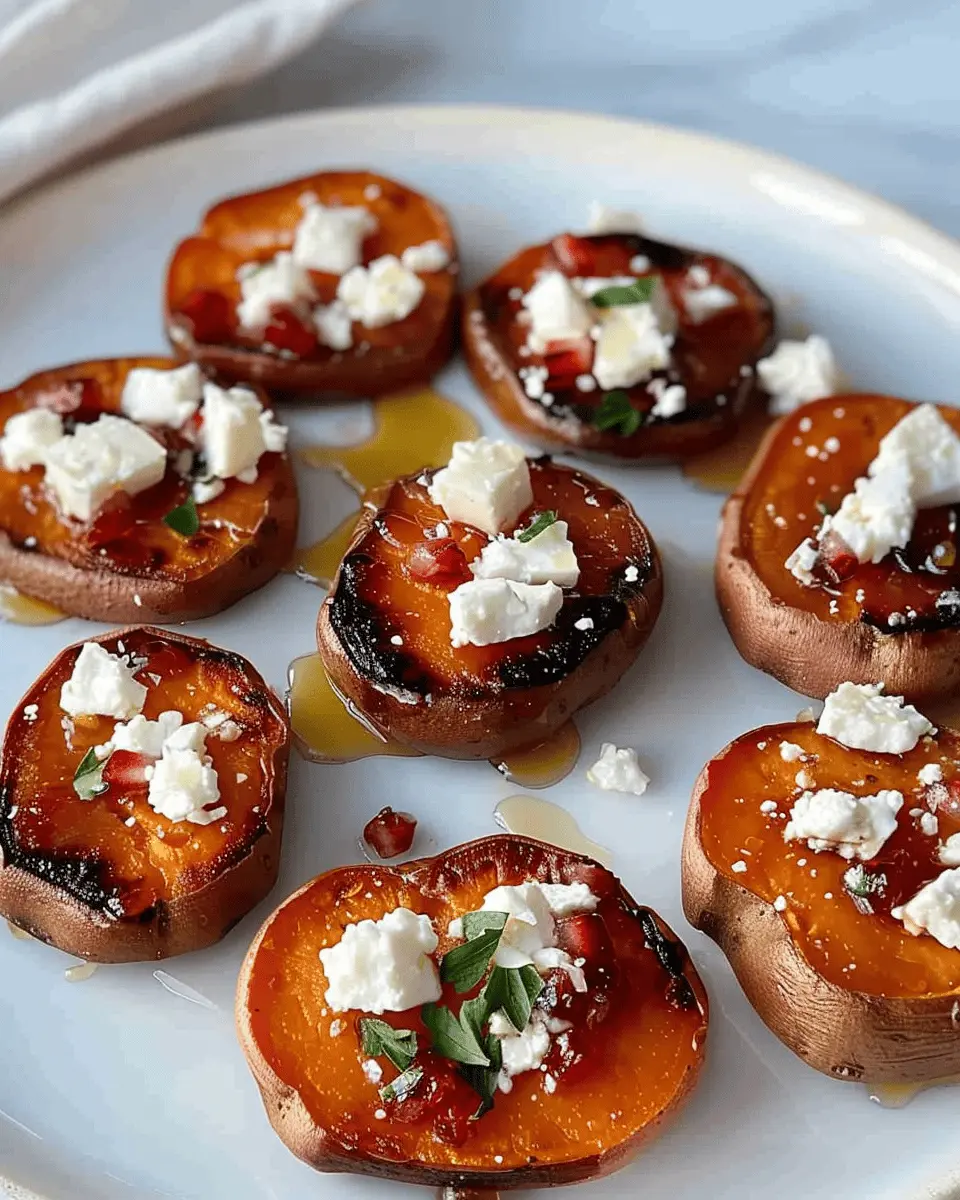Roasted Sweet Potato Rounds with Honey & Feta: Easy & Delicious