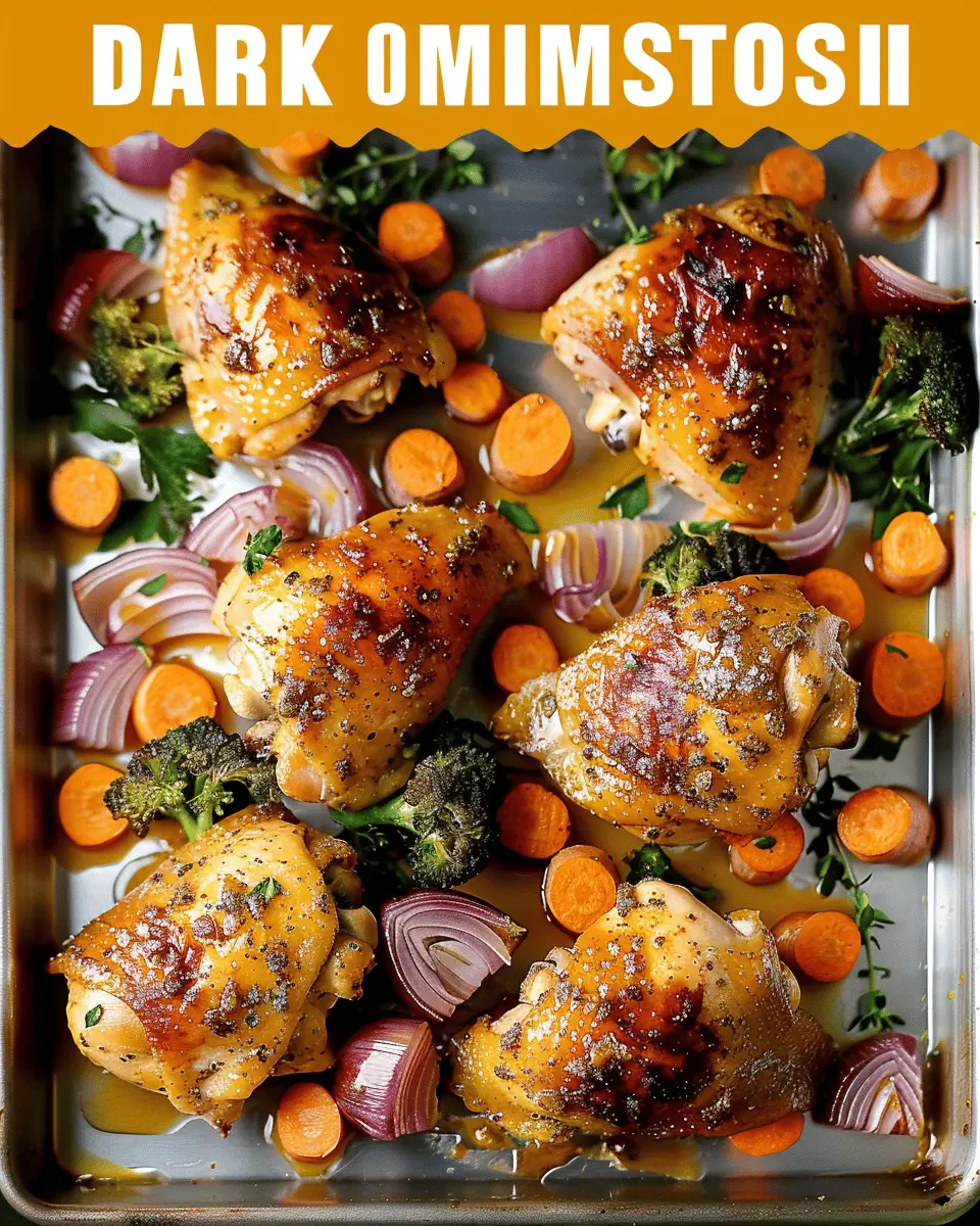 Sheet Pan Maple Mustard Roasted Chicken for Easy Weeknight Dinners