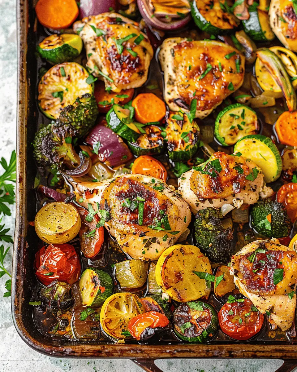 Sheet Pan Chicken and Veggies: Easy One-Pan Delight for All