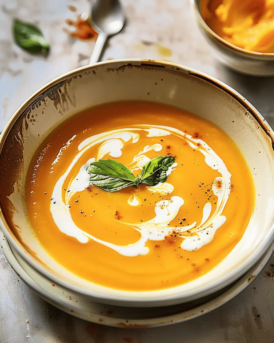 Spicy Butternut Squash Sweet Potato Soup for Cozy Nights