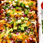 Cheesy Baked Zucchini Enchiladas