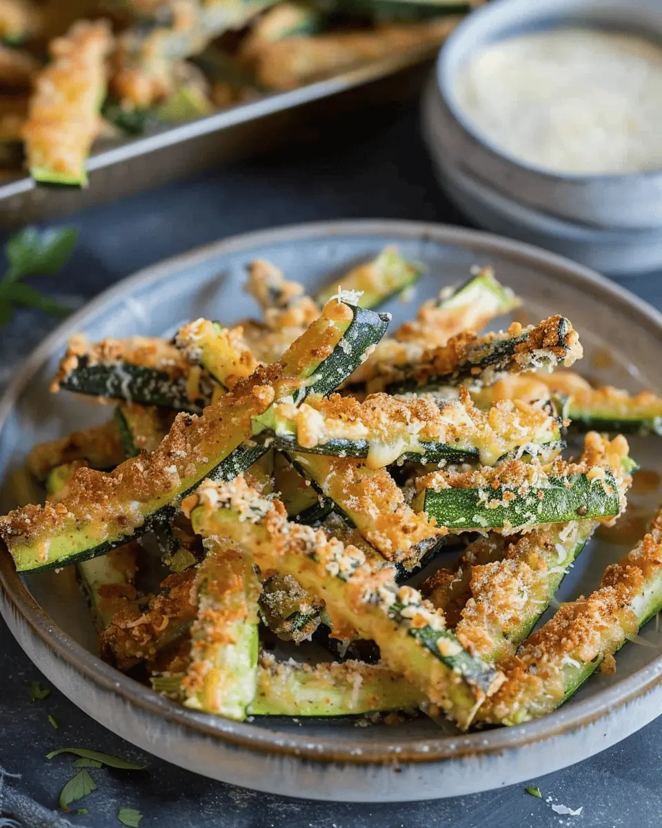 Baked Zucchini Fries: Best Low Carb Parmesan Snack Delight