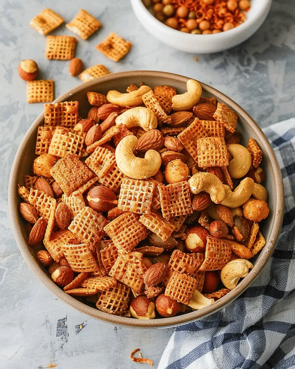 Crunchy Spicy Nutty Snack Mix: A Best Homemade Delight