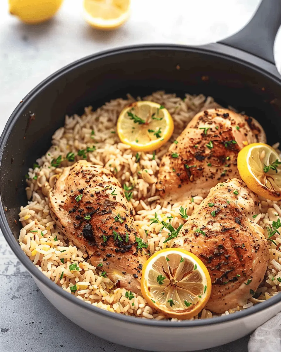 Slow Cooker Lemon Herb Chicken: Easy Rice Recipe for Comfort