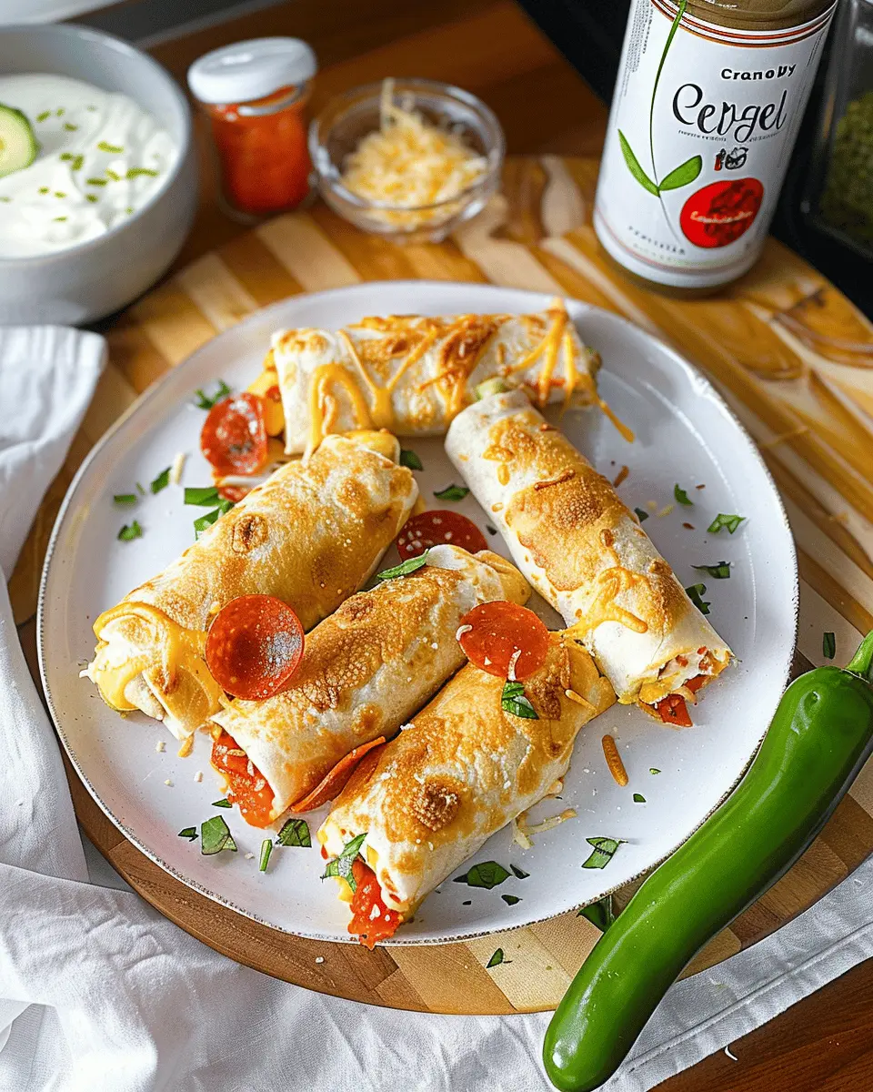 Cheesy Pepperoni Pizza Roll-Ups: Indulgent Low-Carb Treats
