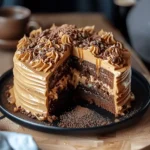 Gooey Coffee Caramel Cake