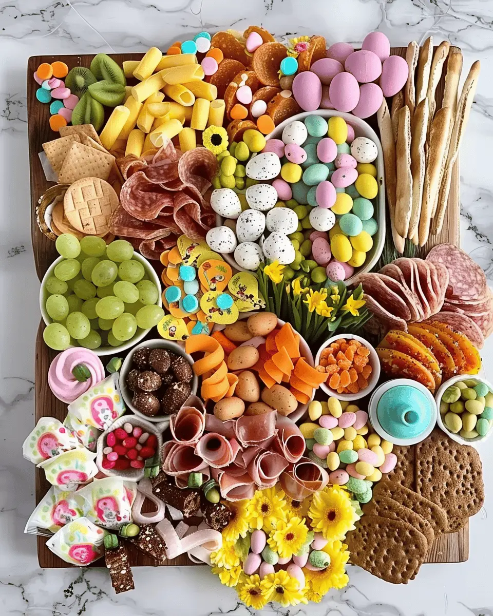 Easter Charcuterie Board: Easy Ideas with Turkey Bacon and Chicken Ham