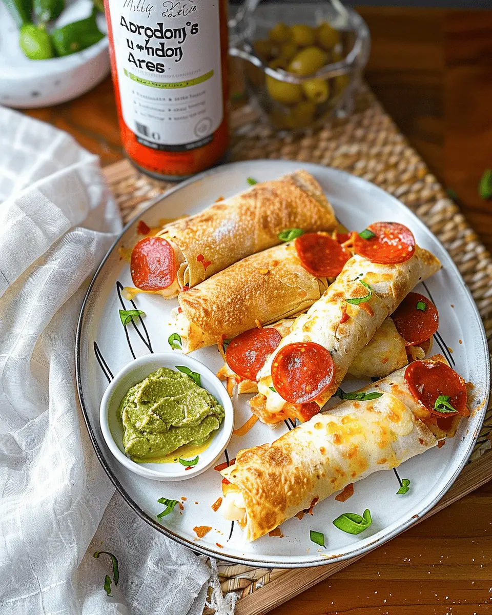 Cheesy Pepperoni Pizza Roll-Ups: Easy Low-Carb Delight