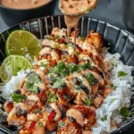 Sweet Chili Chicken Bowl with Coconut Lime