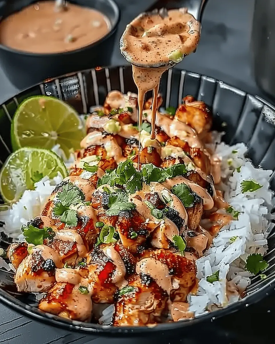 Sweet Chili Chicken Bowl with Coconut Lime: A Juicy Delight