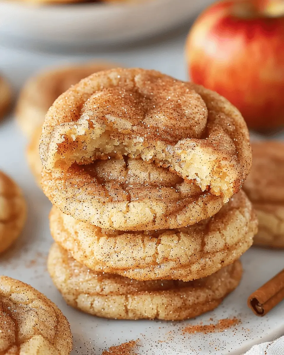 Apple Snickerdoodles: The Best Indulgent Twist on a Classic Cookie