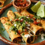 Black Bean Flautas