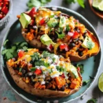 Black Bean Stuffed Sweet Potatoes