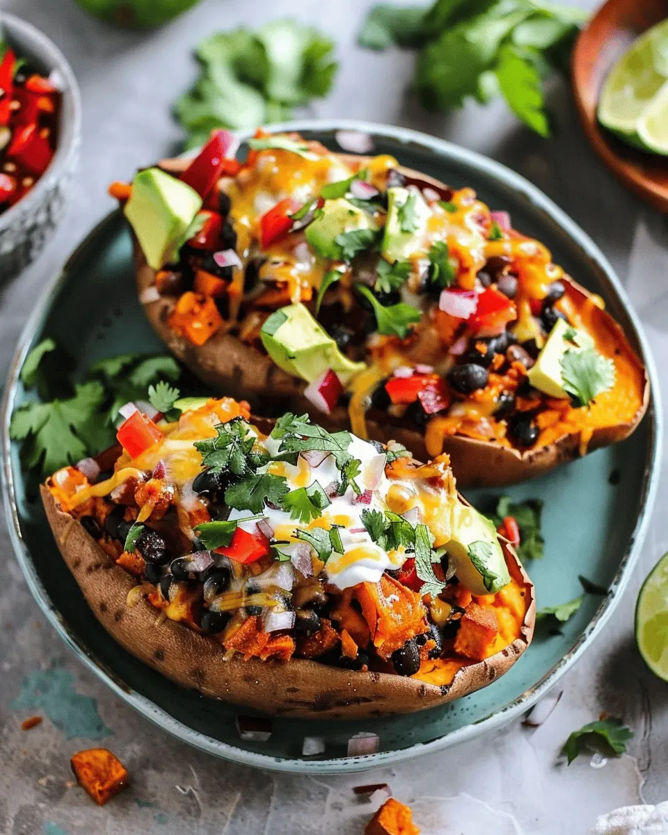 Black Bean Stuffed Sweet Potatoes: A Healthy, Flavorful Delight