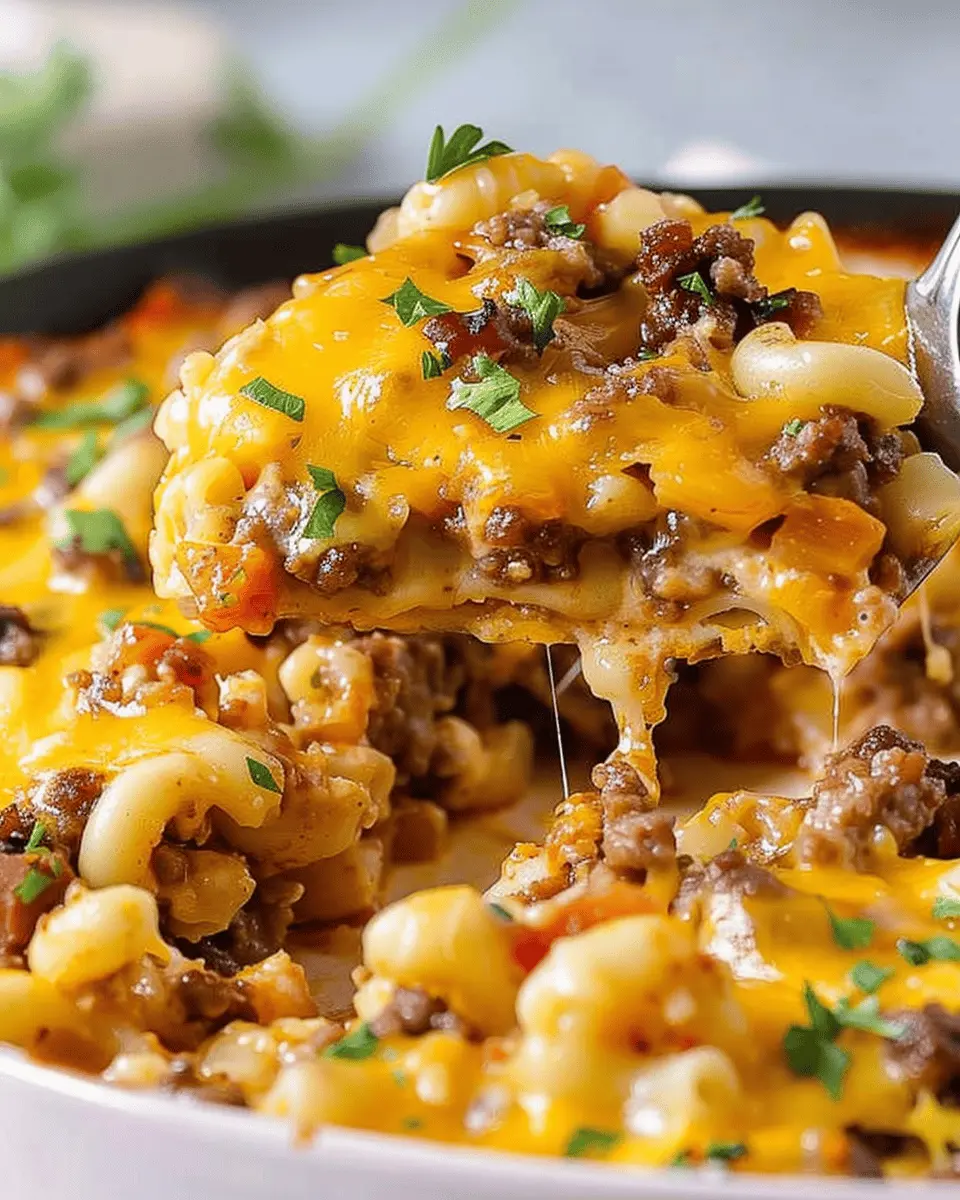 Cheeseburger Casserole Recipe: Indulge in a Comforting Twist