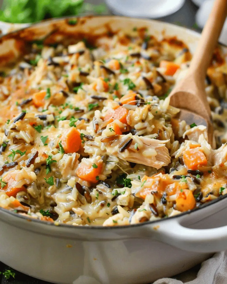 Chicken Wild Rice Casserole Recipe: Easy Comfort Food Delight