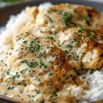 Creamy Smothered Chicken And Rice