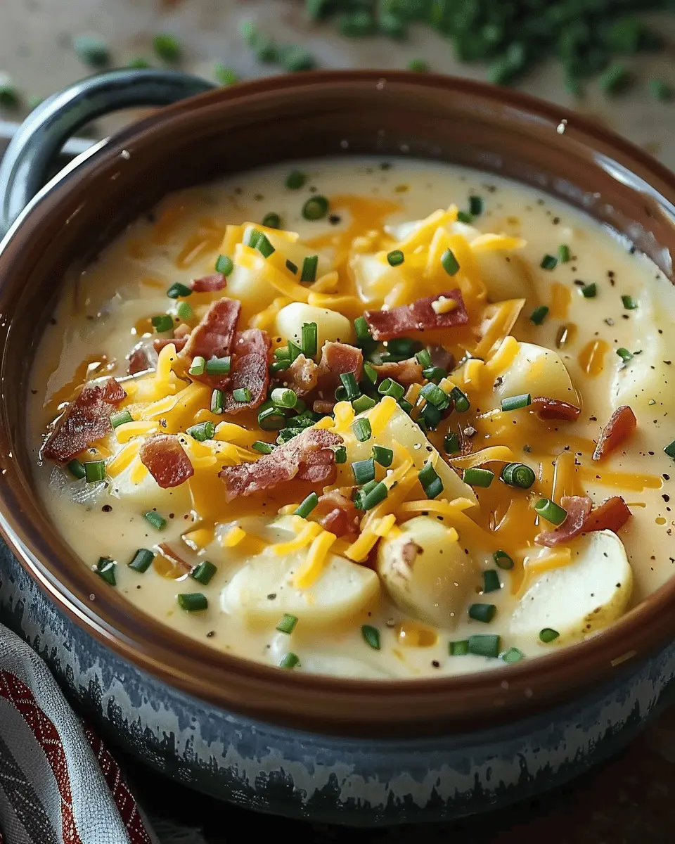 Crock Pot Crack Potato Soup: Indulgent Comfort with Turkey Bacon