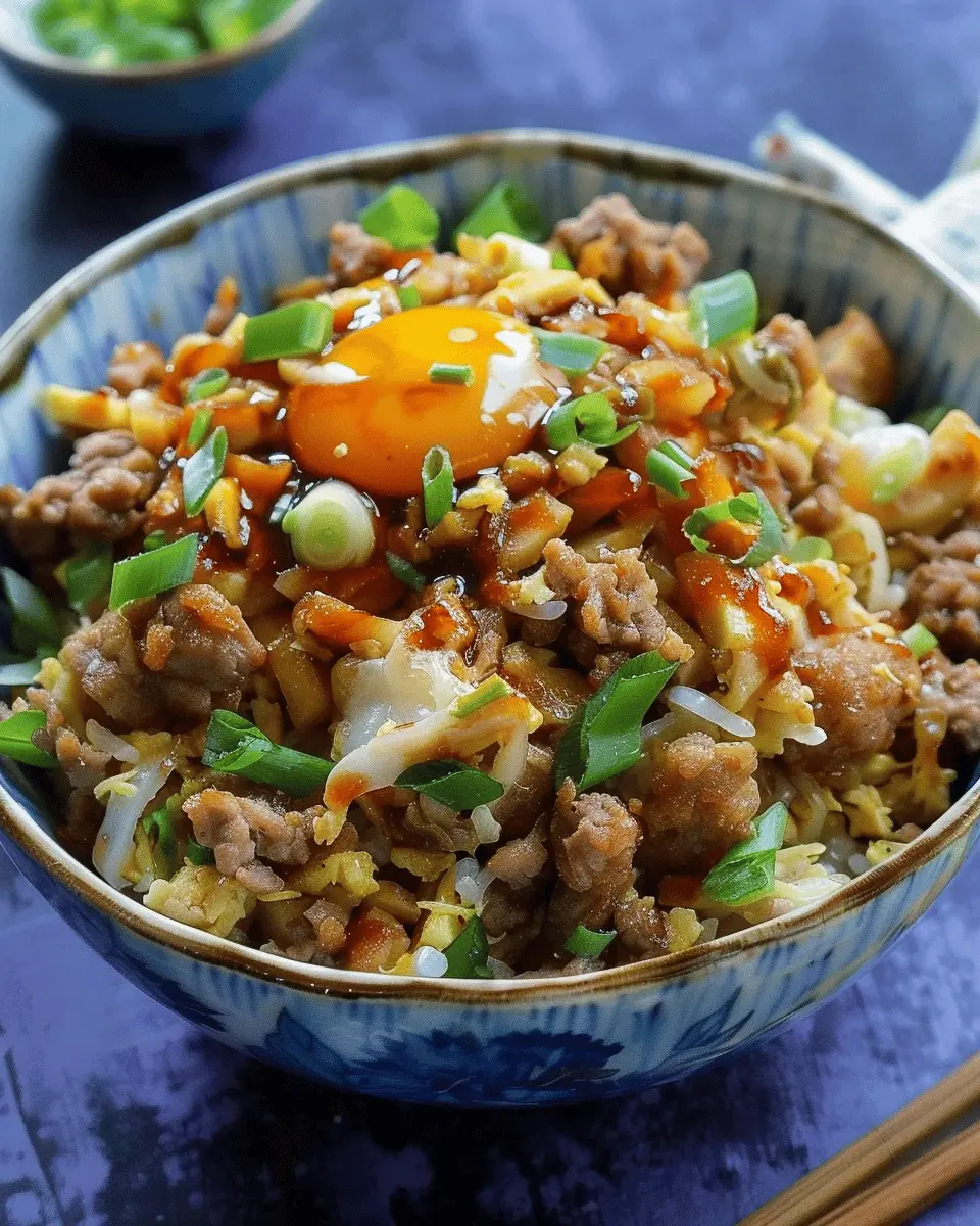 Egg Roll in a Bowl: Easy Turkey Bacon & Veggie Delight