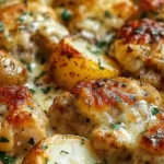 Garlic Parmesan Crockpot Chicken and Potatoes