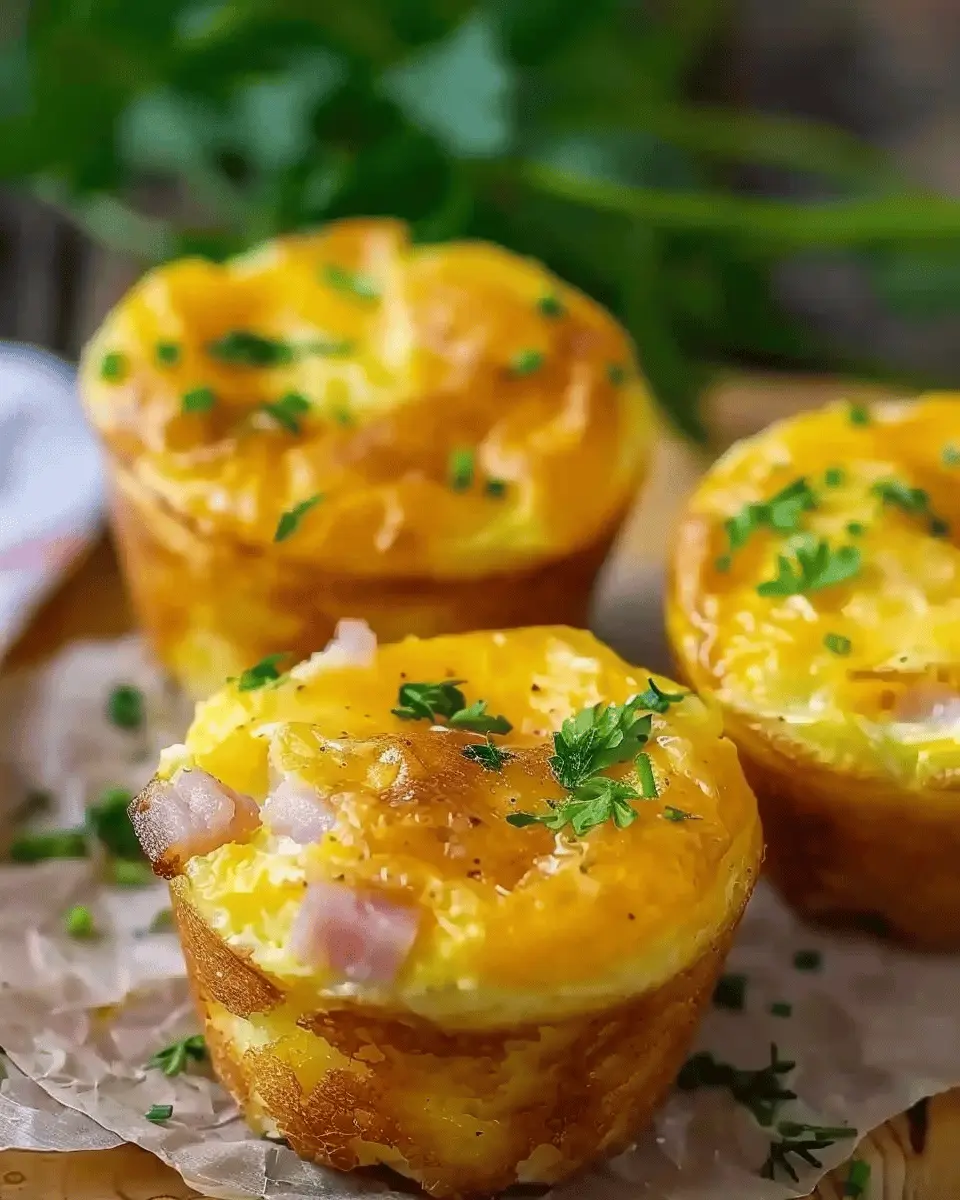 Ham and Cheese Egg Muffins with Turkey Bacon: Easy and Delicious