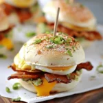 Keto Bacon, Egg, & Cheese Sliders