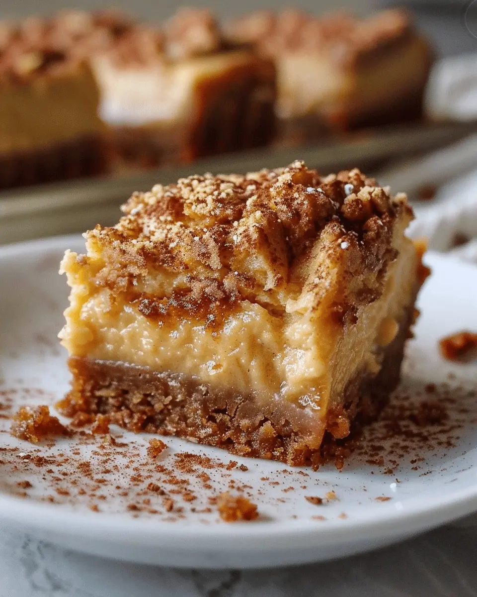 No Bake Pumpkin Cheesecake Bars: The Best Easy Fall Treat