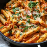 One Pan Creamy Tomato Pasta